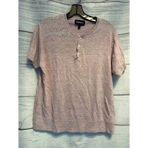 Bonobos Mens Italian Linen Henley Slim Size L